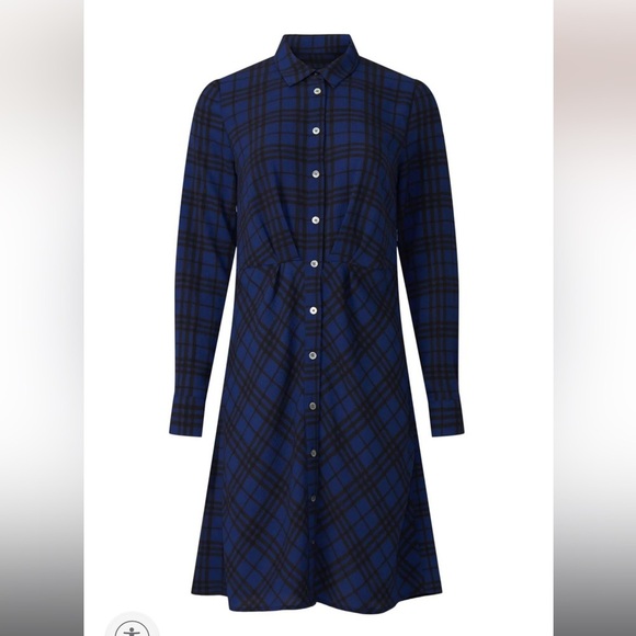 Thakoon x RTR Blue Plaid Shirtdress - Picture 5 of 9